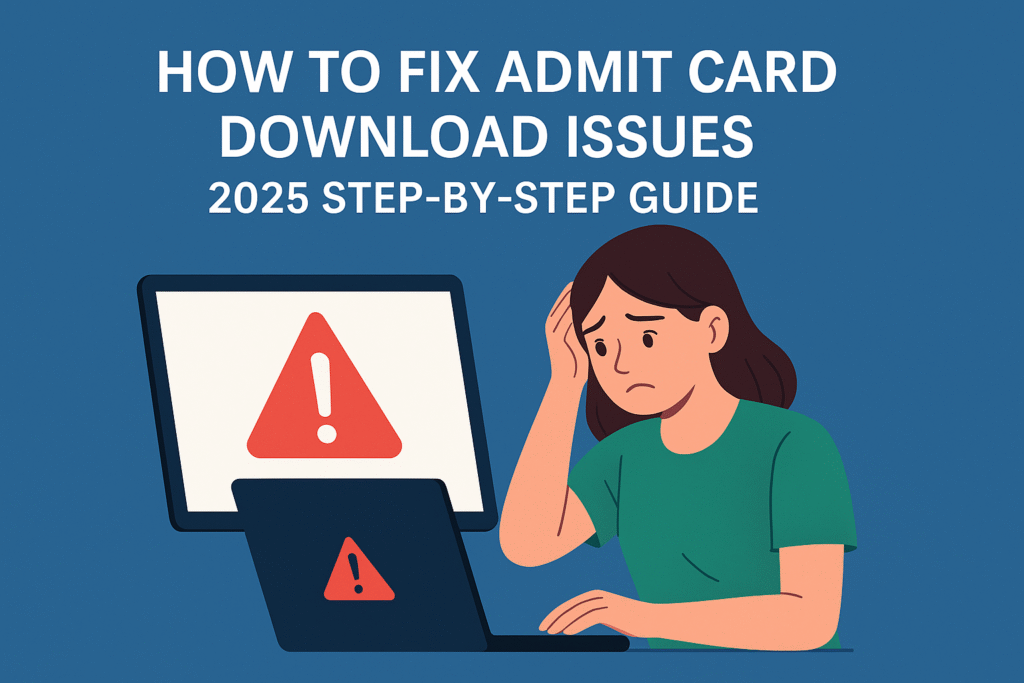 How to Fix Admit Card Download Failure (2025)