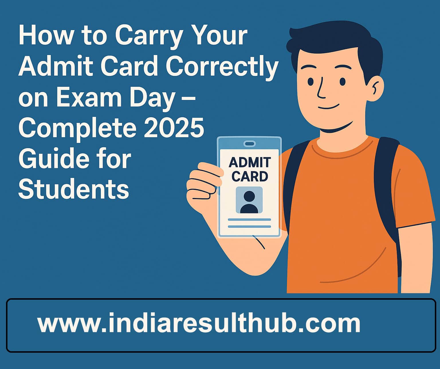 How to Carry Your Admit Card