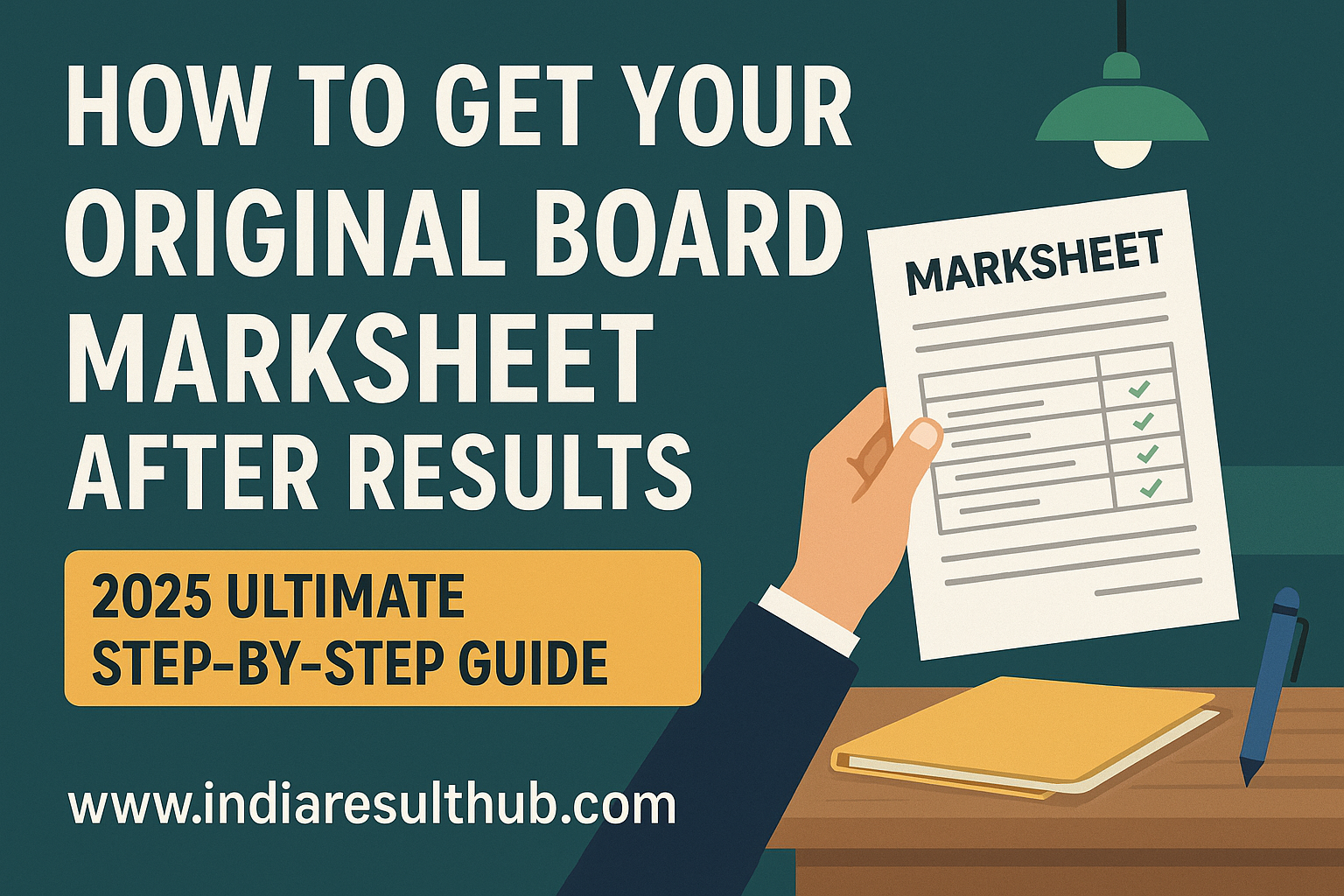 How to Get Your Original Marksheet After Board Results